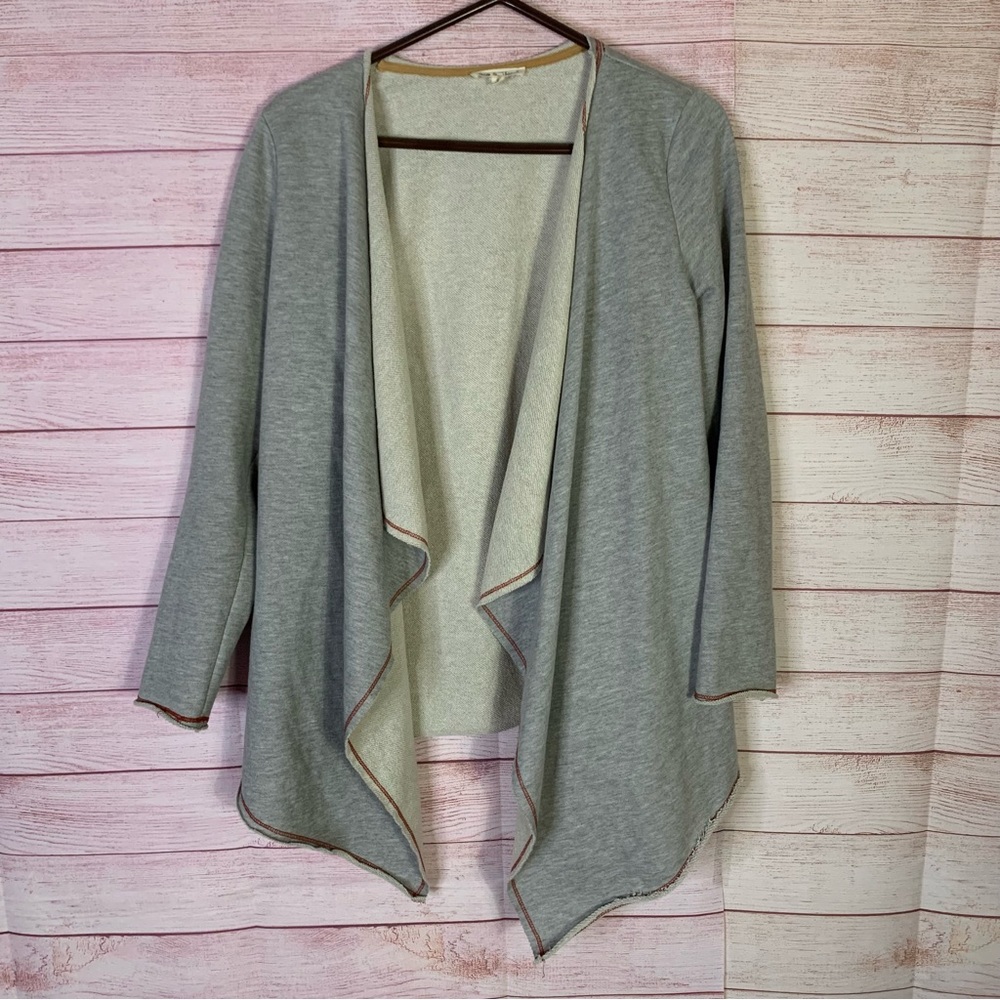 Hem &‎ Thread Open Front Drape Cardigan Size Small